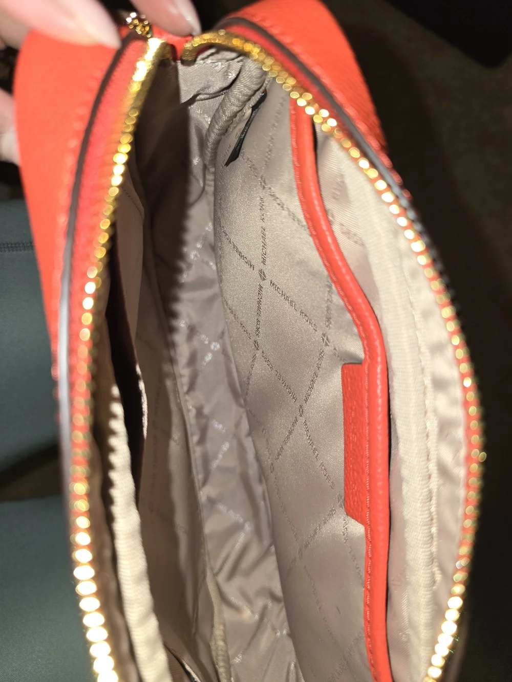 Michael Kors Orange Crossbody Camera Bag - Picture 3 of 3